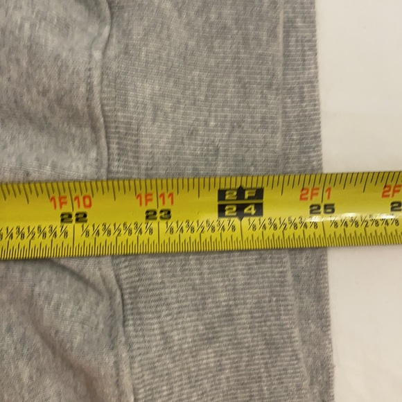 VTG Polo by Ralph Lauren Gray Sweatshirt Raised Felt Lettering USA Flag XL - Picture 14 of 15